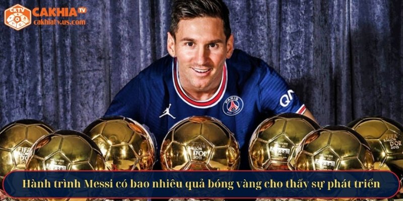 Hành trình Messi có bao nhiêu quả bóng vàng cho thấy sự phát triển